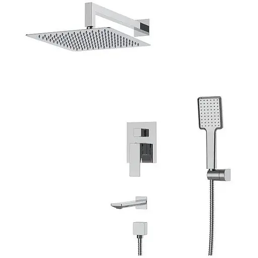 Душова система прихованого монтажу Koer KB-64010-01 KR3492, Хром - фото 1