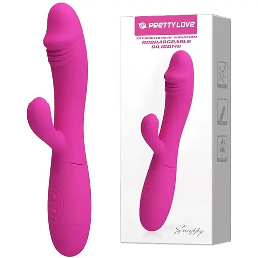 Вібратор-кролик Pretty Love Snappy 19.5 см рожевий