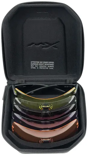 Окуляри балістичні Wiley X WX Detection. 5 лінз (Clear/Yellow/Orange/Purple/Copper). Мatt black - фото 9