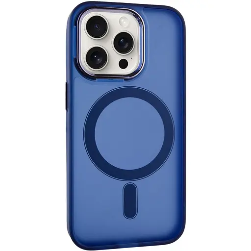 Чохол Epik TPU+PC Lily with MagSafe для Apple iPhone 13 Pro Max 6.7 Deep Navy - фото 1