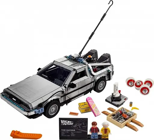 Конструктор Metr+ Back to the Future: Машина Часу ДеЛореан. DeLorean Time Machine на 1872 деталі - фото 5