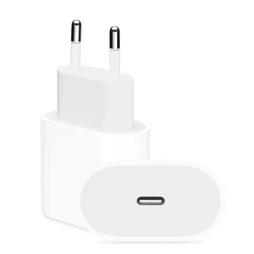 МЗП 20W Power Adapter for Apple (1USB-C) (AAA) (box) White