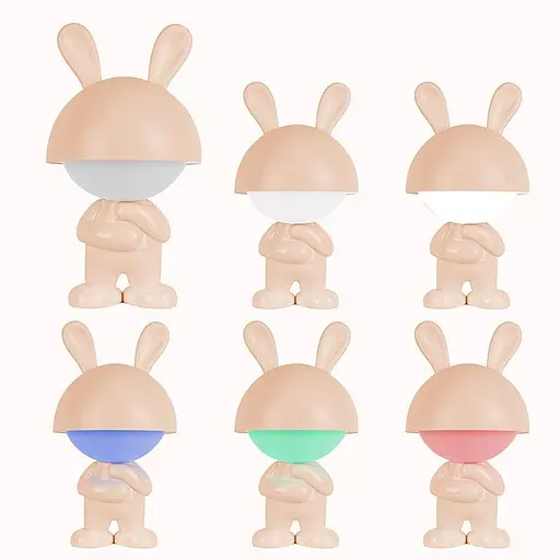 Світильник-нічник Kite LED з акумулятором Dreamy Bunny персиковий (K25-315-1-4) - фото 3
