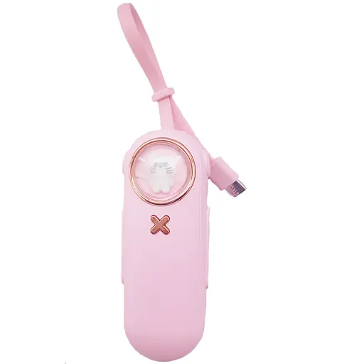 Детский УМБ Power Bank 5000mAh повербанк Котик Pink (11237)