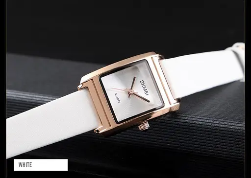 Женские классические часы Skmei 1432 (Белые) - фото 4