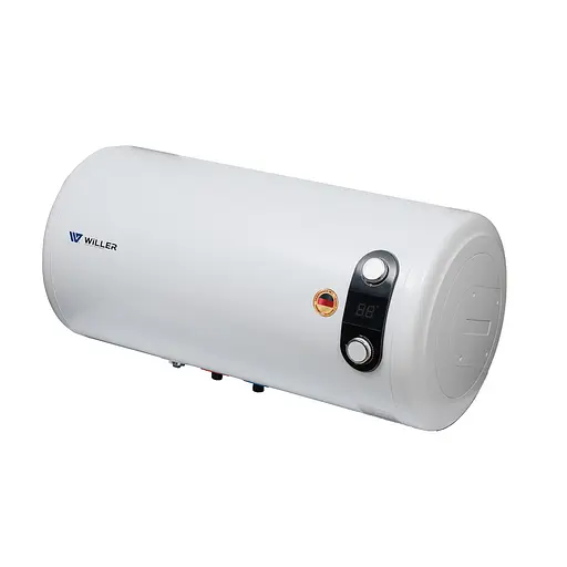 Водонагрівач Willer Horizon, 2 кВт, мокрий ТЕН, 80 л, циліндричний, горизонтальний, білий (EH80RI-Horizon) - фото 3