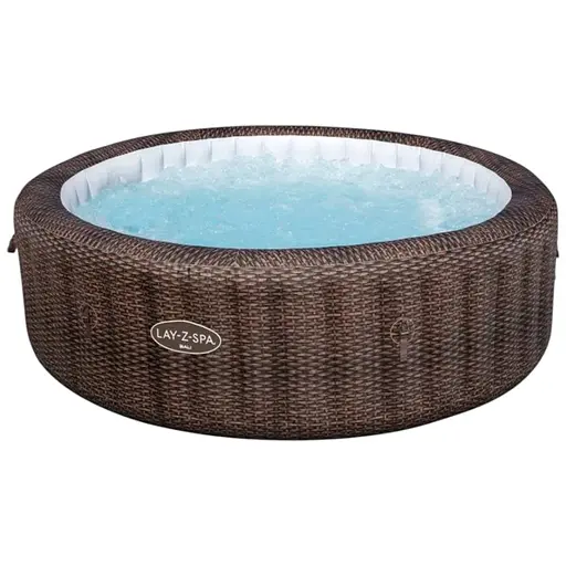 Басейн надувний Bestway 6001P SPA Wi-Fi 216 см висота 71 см для 4-6 осіб коричневий