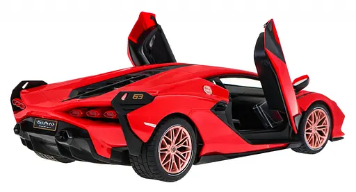 Машинка Lamborghini Sian FKP 37 червоний RASTAR модель 1:14 Автомобіль на дистанційному керуванні + пульт 2,4 ГГц - фото 4