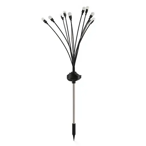 Вуличний світильник Yiwu ґрунтовий декоративний із сонячною панеллю 2 штуки в наборі для саду кемпінгу світлодіодний HP-L-11 - фото 2