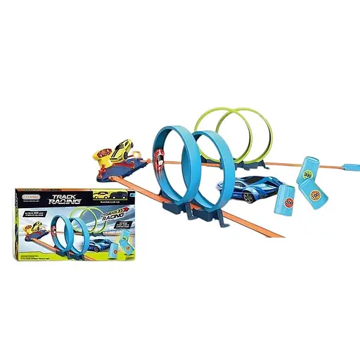 Автотрек JJ 171 з інерційними машинками, трюковими петлями та 3 захоплюючими перешкодами