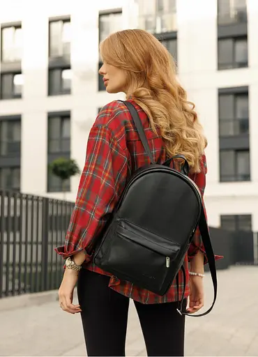 Женский рюкзак Sambag Brix Classic черный 35 х 25 х 12 см (14511001) - фото 1