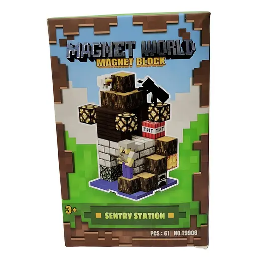 Магнітний конструктор Minecraft Сторожовий пост на 61 деталь (T9908) - фото 3