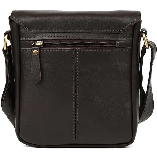 Шкіряна чоловіча сумка через плече LIMARY 22х18х5 см nsa0001262 - фото 4