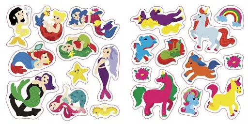 Чарівні світи. Феї. Поні. Гноми. Русалки. Альбомчик-наклейчик - фото 4