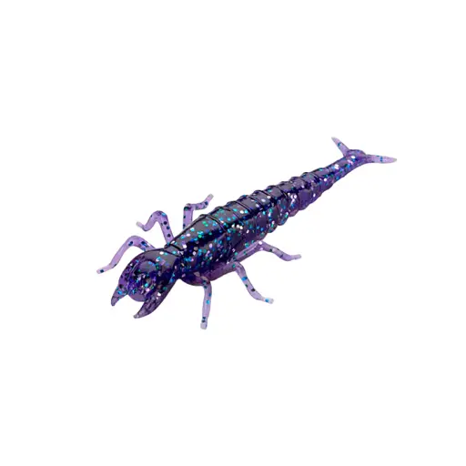 Силікон FishUP Diving Bug 2" #060 Dark Violet/Peacock & Silver (8 шт/уп)