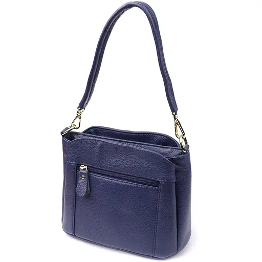 Женская сумка Vintage из натуральной кожи с тремя отделениями 22.5х16.5х11.5 см sum0027571 - фото 2