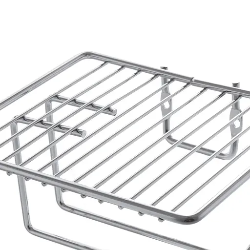 Паперотримач з полицею Zerix LR505 LL1458 Хром - фото 2