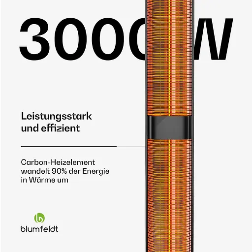 Інфрачервоний обігрівач Blumfeldt BlazeTower (10046339) - фото 6