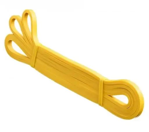 Еспандер-петля PowerPlay 4115 Power Band (гумка для фітнесу і кроссфіту) Light Жовта (5-14kg) (PP_4115_Yellow_(5-14 kg)) - фото 4