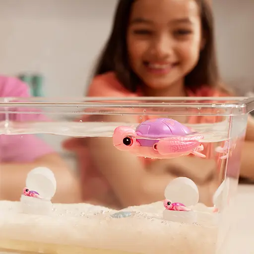 Интерактивный игровой набор Мама черепаха с сюрпризом Pets & Robo Alive 9560 "Mama & Baby Surprise" - фото 6