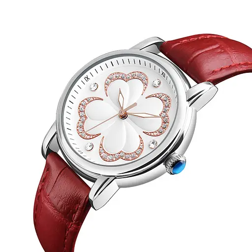 Женские классические часы Skmei 9159 Elegant (Красные) - фото 2