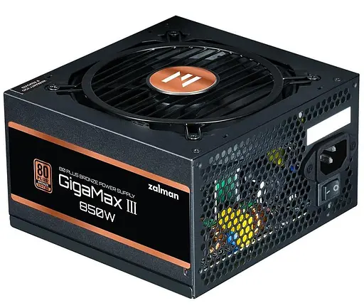 Блок живлення Zalman GigaMax III 850W 80+ Bronze (ZM850-GV3) - фото 1