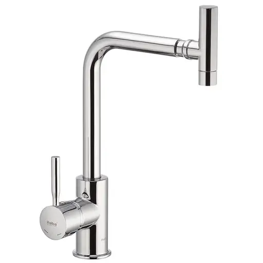 Смеситель для кухни Haiba Hans 025 с поворотным аэратором HB0819 Хром - фото 1