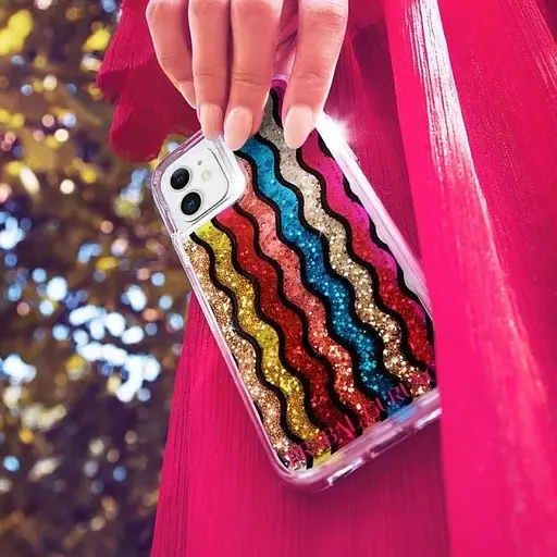 Противоударный чехол Case-Mate Prabal Gurung Waterfall для iPhone 11 / XR (6.1") Rainbow - фото 5