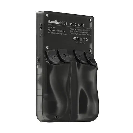 Портативная игровая консоль Kinhank K36 (R36S) Handheld 64GB (черная) + 16000 видеоигр - фото 7