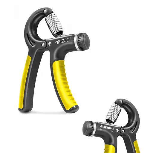 Еспандер кістьовий 4Fizjo пружинний з регульованим навантаженням 10-40 кг Black/Yellow 4FJ0160 (P-5907739311238) - фото 2