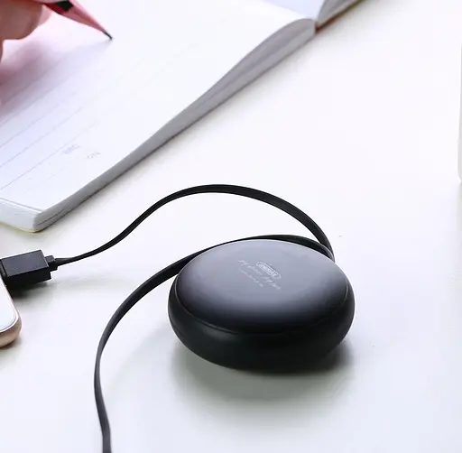 Кабель рулетка 2 в 1 Micro-USB и iphone 5, 6, 7, 8 X сматываемый - фото 1