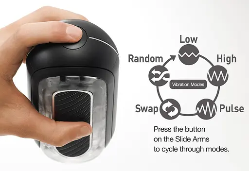 Мастурбатор Tenga Flip Zero Gravity Electronic Vibration 18 см черный - фото 7