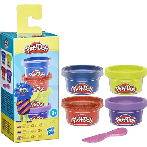 Набір пластиліну Hasbro Play-Doh Irresistible Mini Theme 2 4 шт. (F7172_F7569) - фото 2