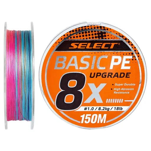 Шнур Select Basic PE 8X Multicolor 150 м 0.6/0.10 мм 12 lb/5.5 кг