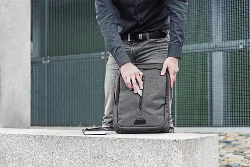 Рюкзак Yenkee 12L 15.6" Tarmac 3 in 1 Convertible YBB 1522GY (Grey) (6811350) - фото 6