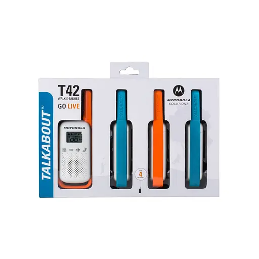 Портативна рація Motorola TALKABOUT T42 Quad Pack (B4P00811MDKMAQ) - фото 4