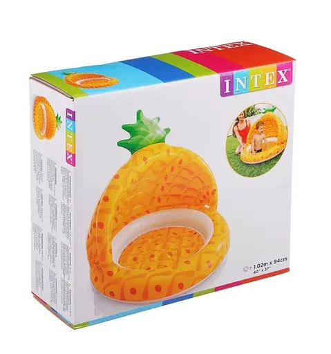 Басейн надувний "Ананас" 58414 Intex 102х94 см 45 літрів, в коробці (6903317303175) - фото 1