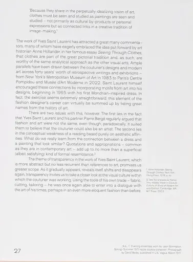 Sheer. Yves Saint Laurent: The Diaphanous Creations of Yves Saint - фото 10