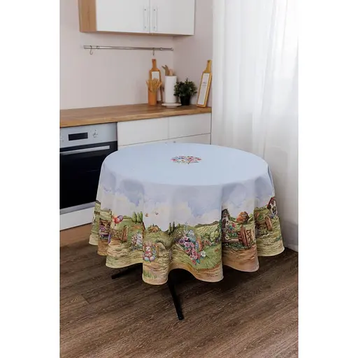 Скатерть Прованс Настроение Dх136 см (44260) - фото 3