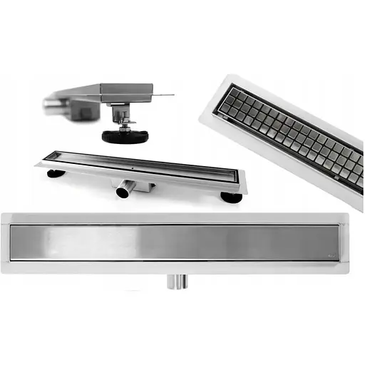 Душовий канал Rea Pure Neo 100 см REA-G0095 - фото 1