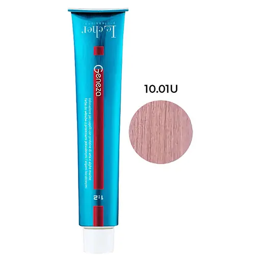 Професійна стійка аміачна крем-фарба для волосся Le Cher Geneza 10.01U (10UC) з протеїнами шовку 100 мл - фото 1