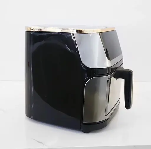 Аэрофритюрница безмасляная Henschll на 12л электрическая с сенсорным управлением 3600Вт Черный - фото 3