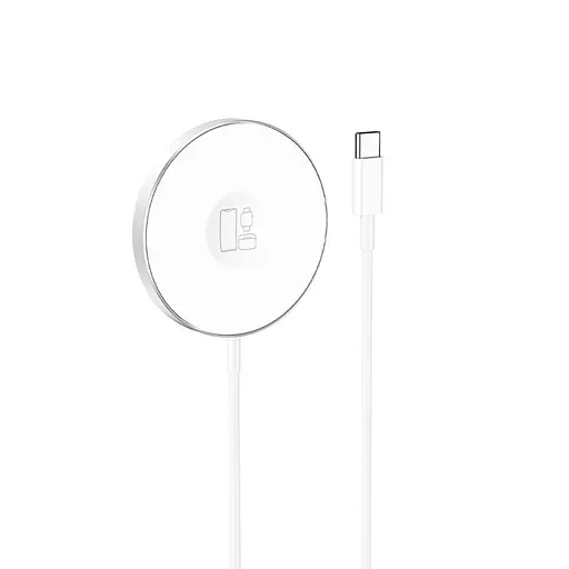 Беспроводное магнитное зарядное устройство Borofone BQ18 3 in 1 Type-C - фото 3