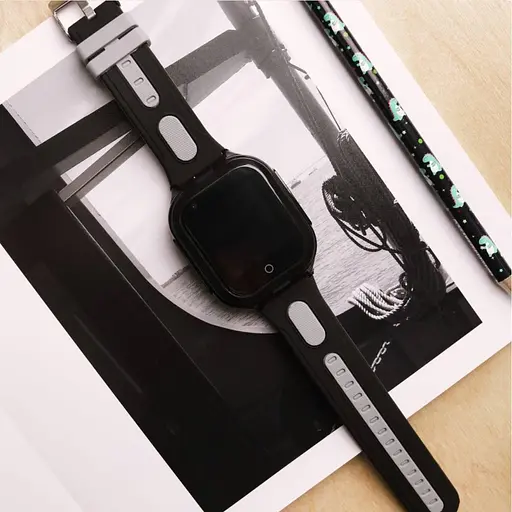 Смарт часы-телефон детские Wonlex KT24S 4G камера прослушка геозона WI-FI GPS SIM Black (16998) - фото 3