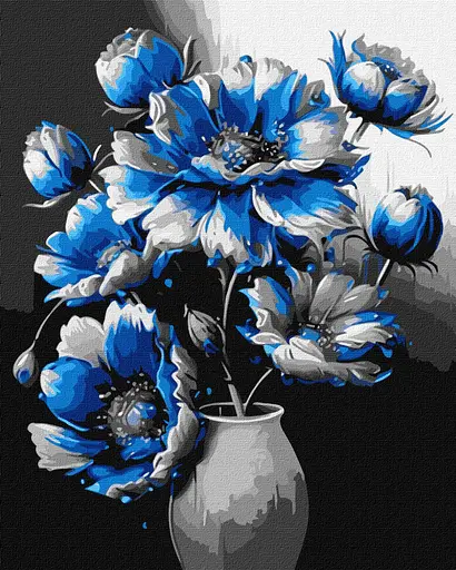 Набор для рисования по номерам. КНО3245 "Досконалість ліній з фарбами металiк extra" 40х50см