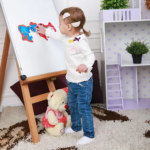 Магнітні бебі пазли "Зебра та слоненя" Vladi toys VT3208-12 - фото 4