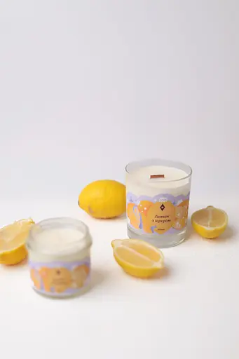 Свічка Лимон з цукром 130 мл 15 год  - фото 5