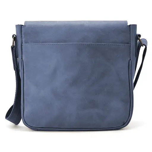 Чоловіча шкіряна сумка через плече TARWA 28х26х9 см sum0028294 - фото 7