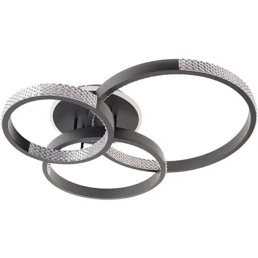 Люстра Brille світлодіодна 87W WW+NW+CW BK (WBL-58C/4)