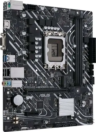 Материнська плата ASUS PRIME H610M-K D4 (PRIME H610M-K D4) (Socket 1700, Intel H610, Micro-ATX) - фото 2